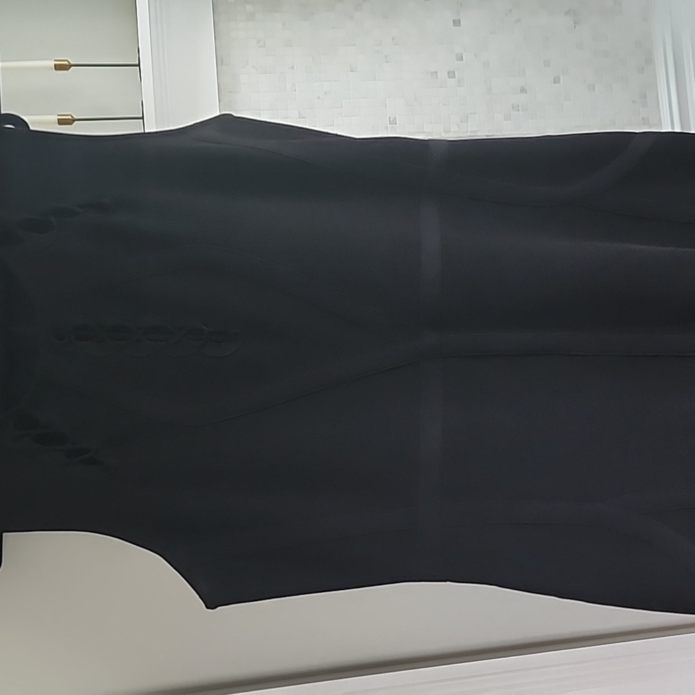 Guess Xl Black Curve Hugging Dress - image 3